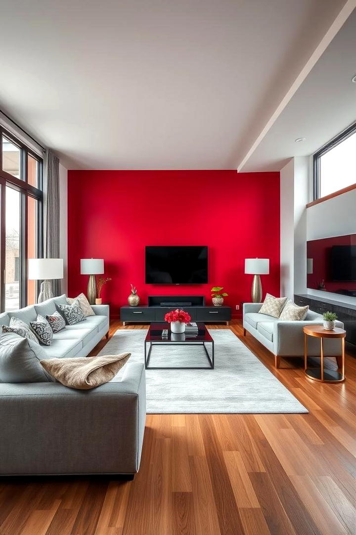 Crimson Elegance - 21 Accent Wall Colors