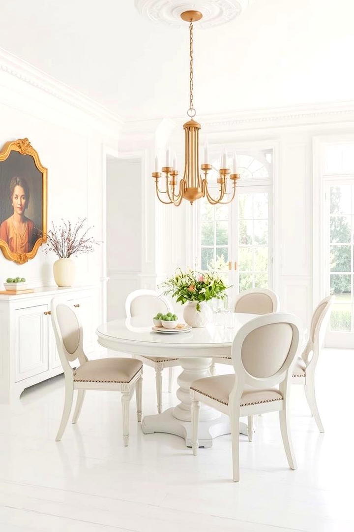 Crisp White Classics - 21 Dining Room Paint Colors