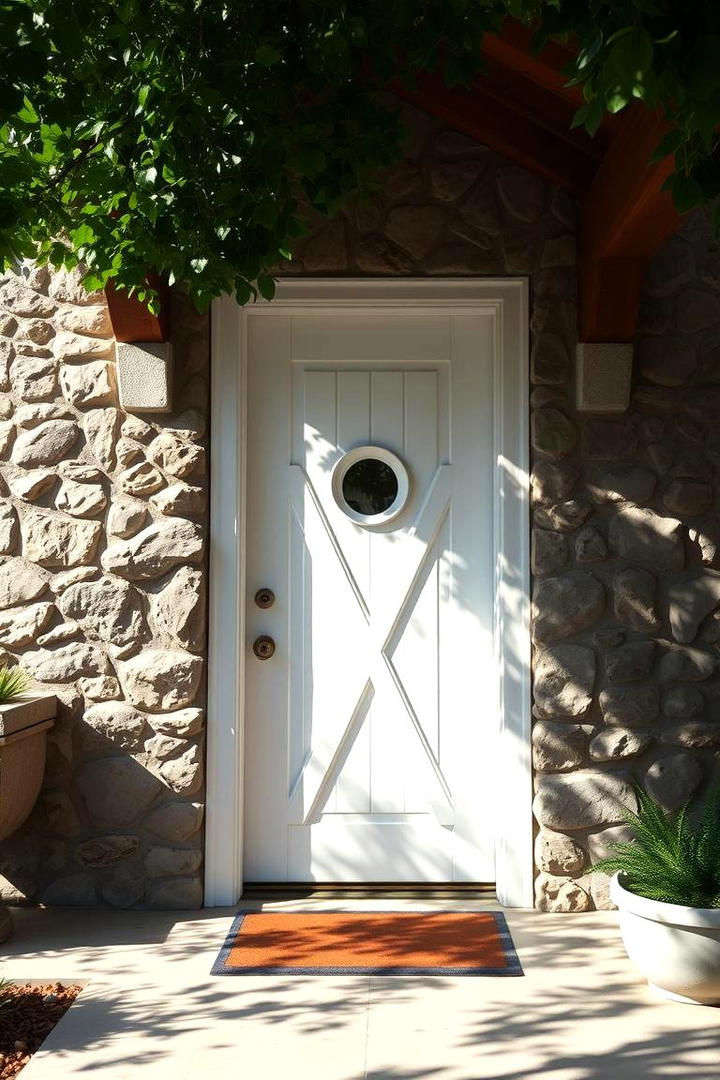 Crisp White - 30 Mid Century Front Door Colors