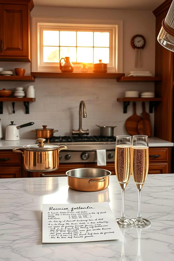 Culinary Surprise in the Kitchen - 21 Wedding Proposal Ideas