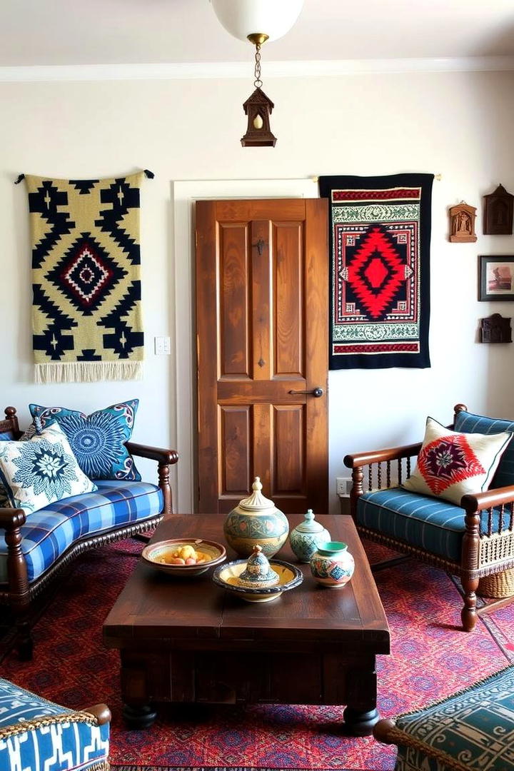 Cultural Bohemian Mix - 30 Boho Living Room Ideas