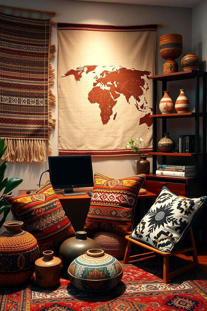 Cultural and Inspirational Accents - 21 Therapist Office Decor Ideas