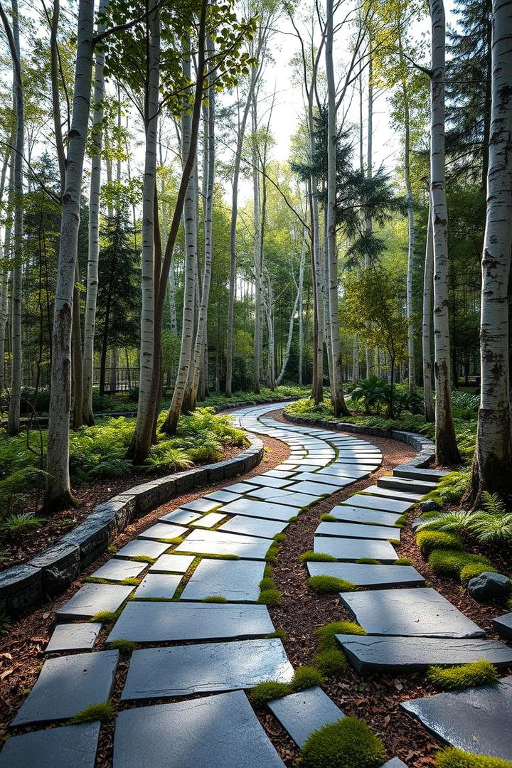 Curved Curiosity Path - 30 Garden Path Ideas