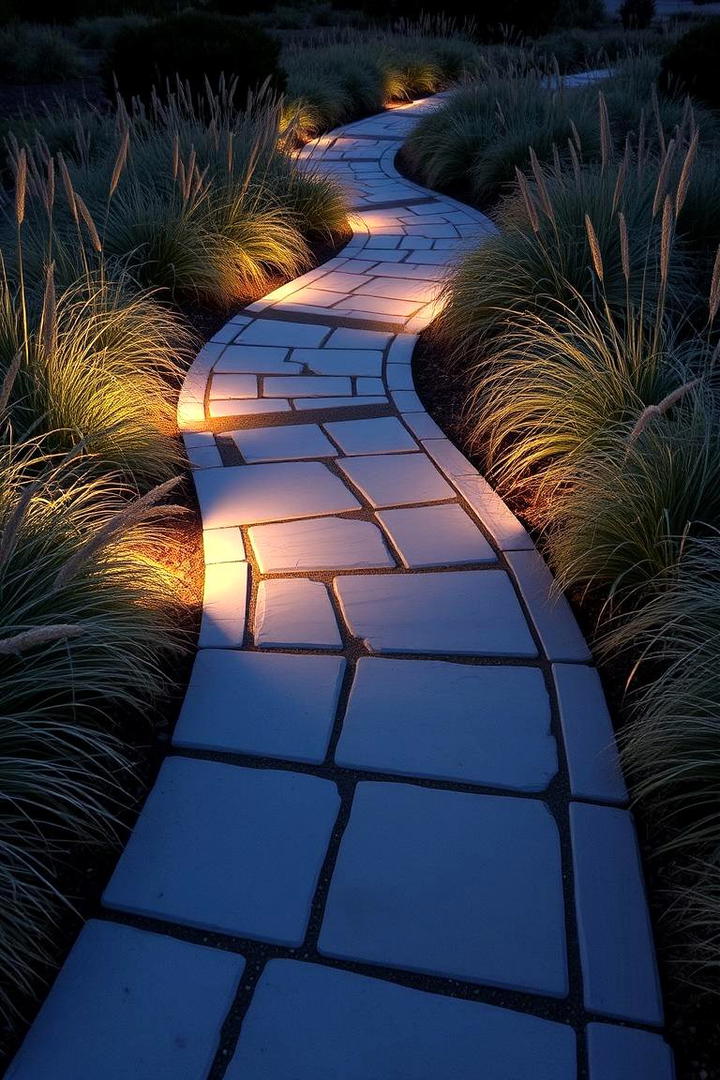 Curved Flagstone Walkway Design - 30 Flagstone Walkway Ideas