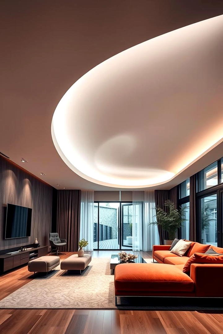 Curved Pop Ceiling Design - 17 Pop Ceiling Design Ideas