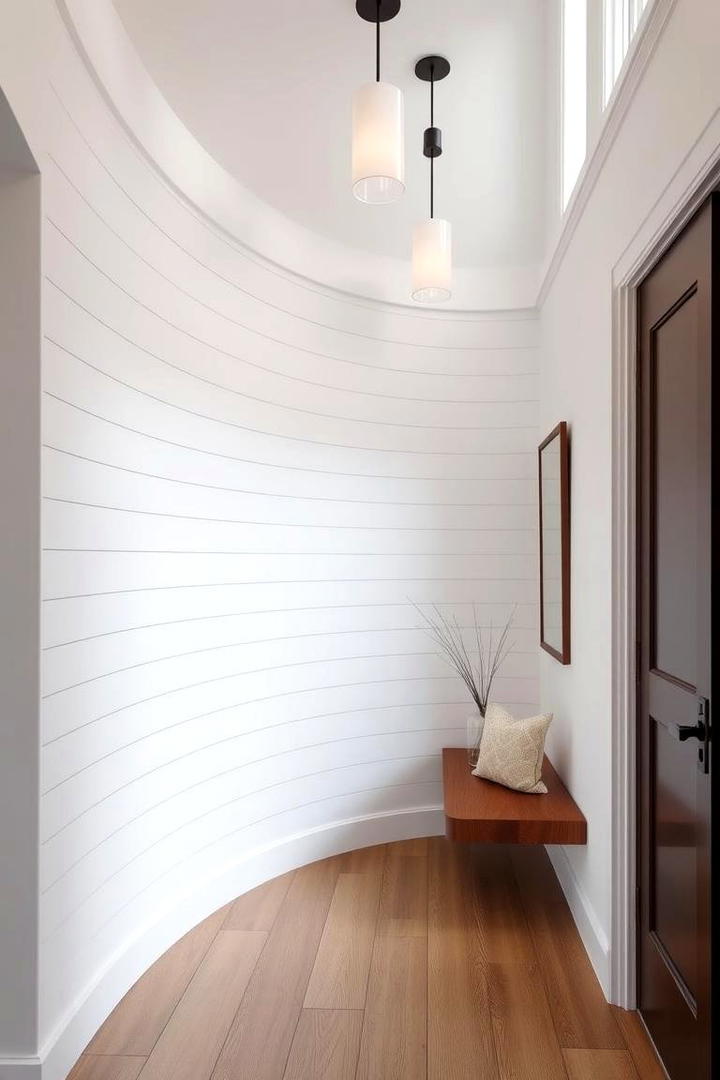 Curved Shiplap Accent Wall - 21 shiplap accent wall ideas