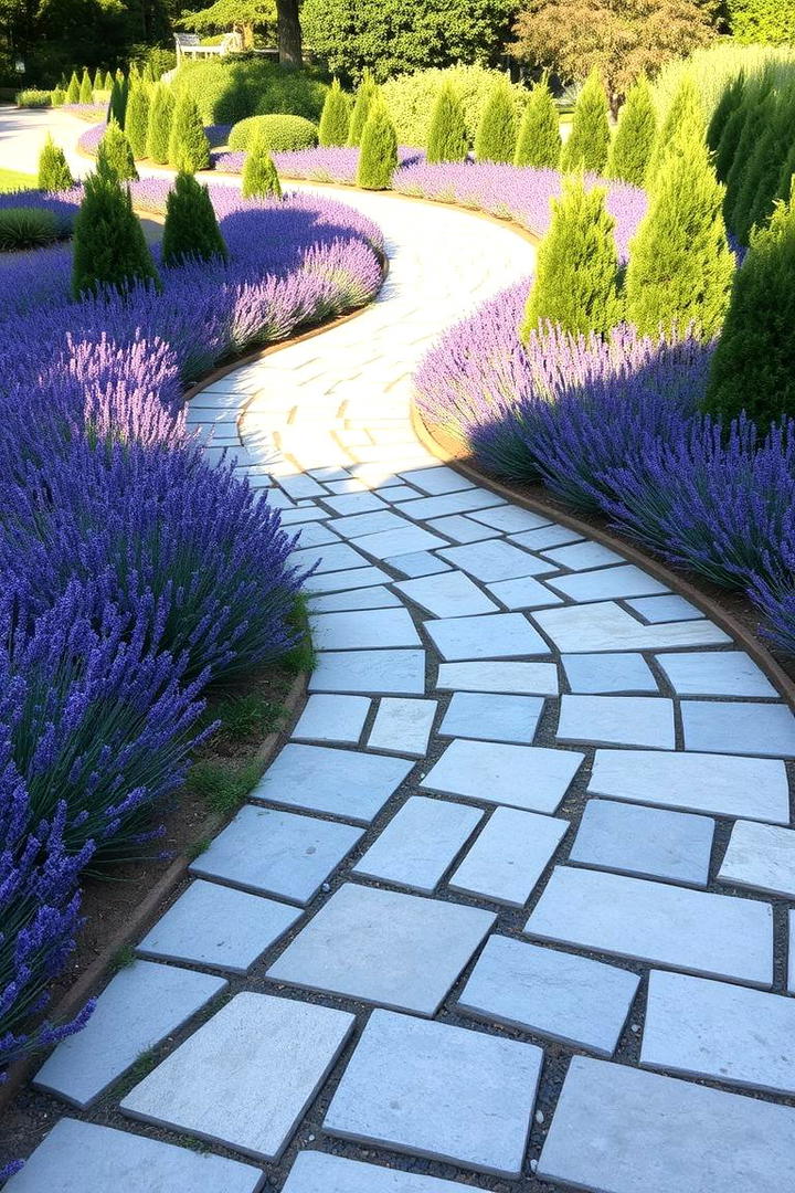 Curved Walkway Appeal - 30 Front Yard Landscaping Ideas