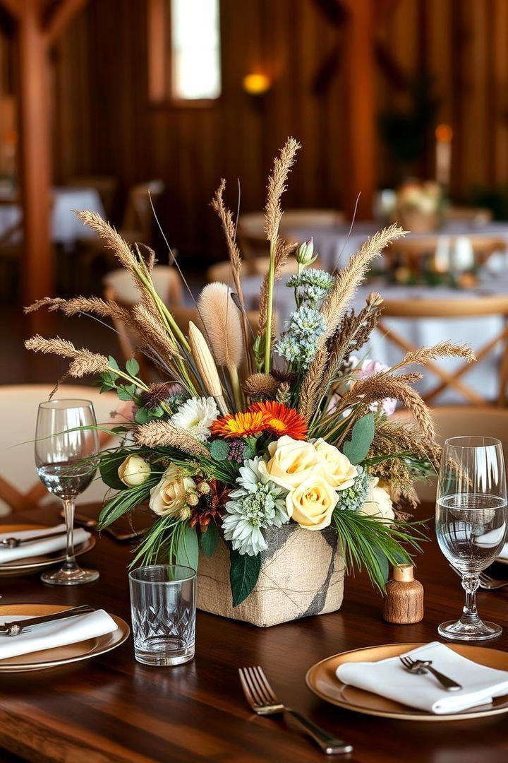 Custom Bohemian Centerpieces - 21 boho wedding ideas