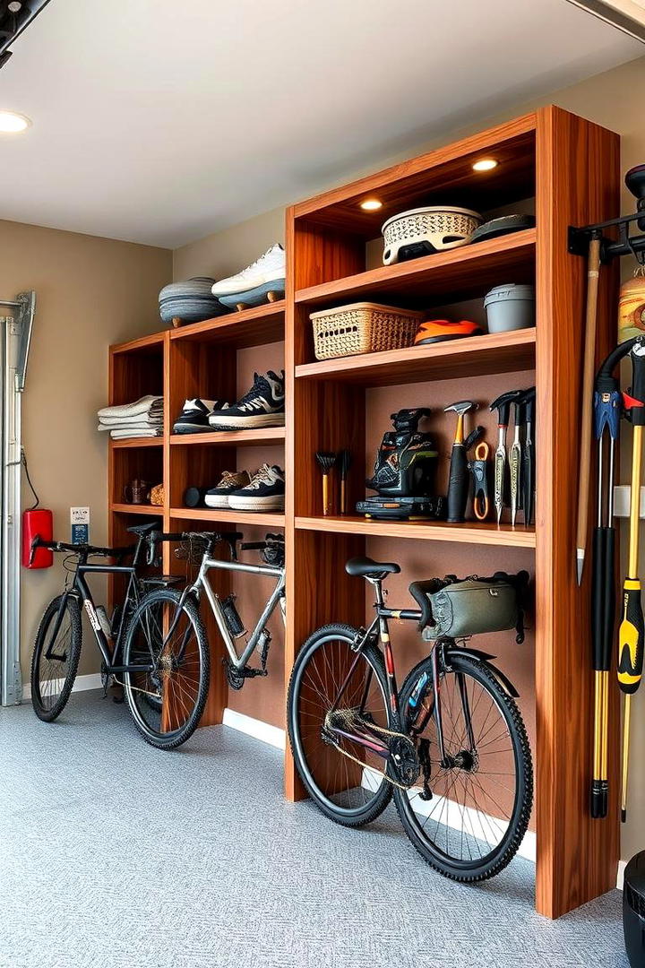 Custom Built Shelves - 30 Garage Shelving Ideas