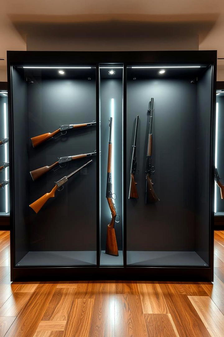 Custom Display Cases - 30 Hunting Trophy Room Ideas