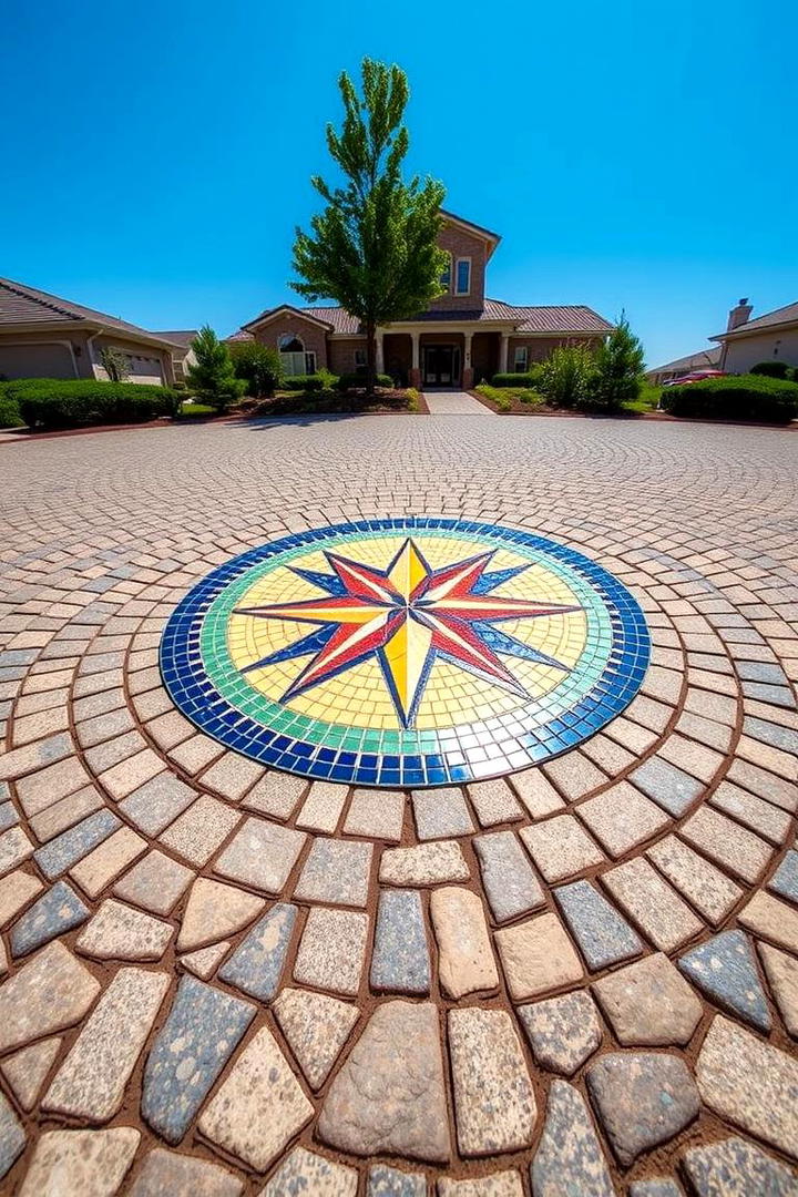 Custom Mosaic Designs - 30 Driveway Landscape Ideas