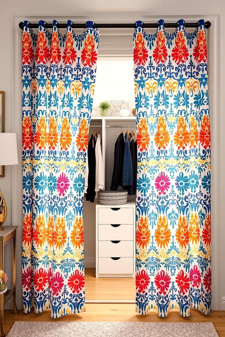 Custom Printed Personalization - 30 closet curtain ideas