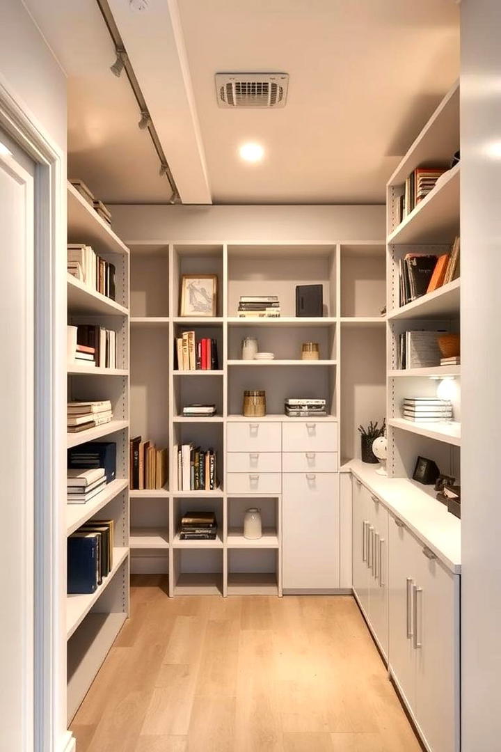 Custom Shelving Units - 21 Basement Storage Ideas