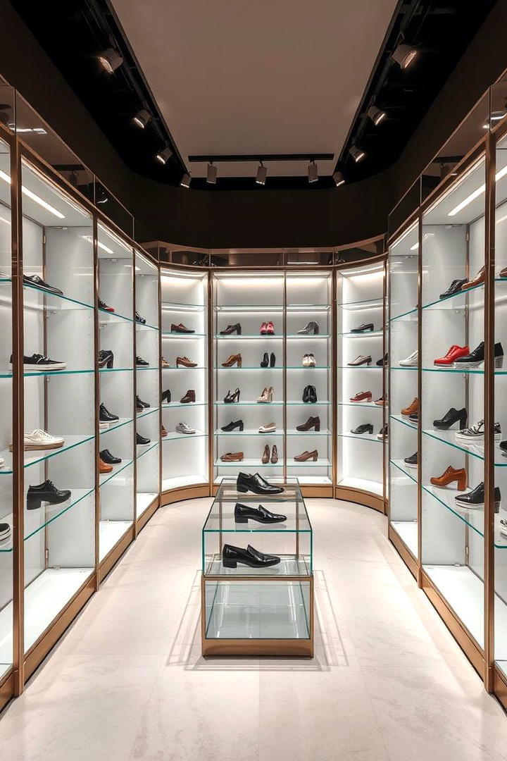 Custom Shoe Displays - 21 Walk in Closet Ideas