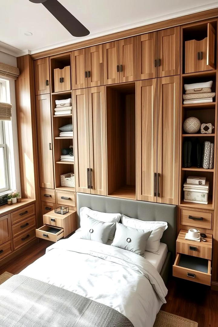 Custom Storage Solutions - 21 Modern Bedroom Ideas