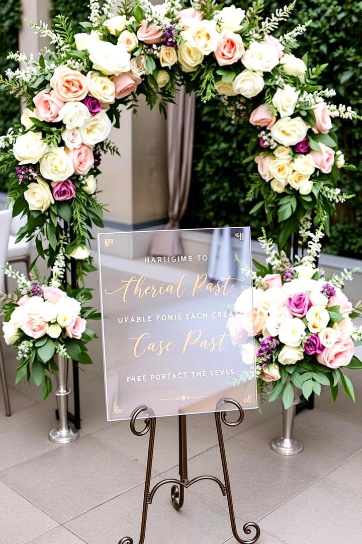 Custom Wedding Signage - 30 Glamorous Wedding Ideas