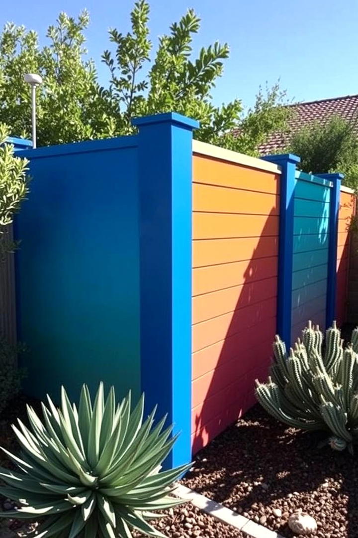 Customizable Color Fused Privacy Fence - 21 Privacy Fence Ideas