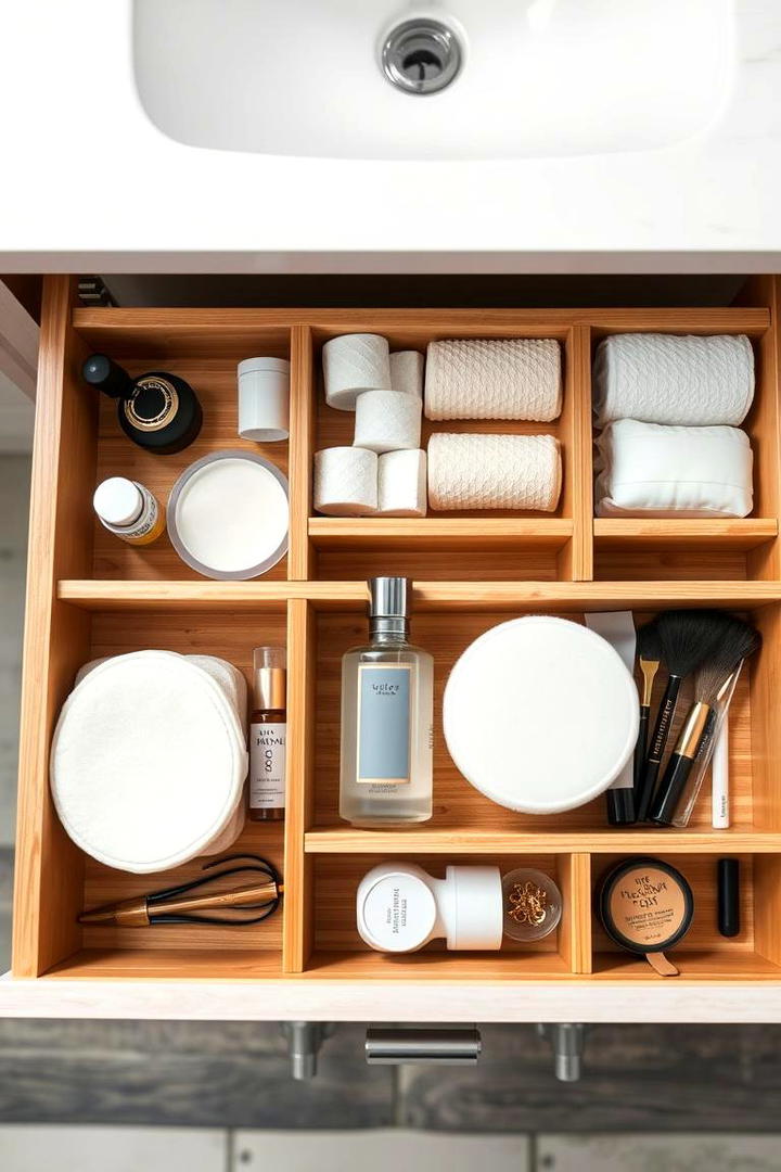 Customizable Drawer Dividers for Organized Cabinets - 21 Small Bathroom Storage Ideas