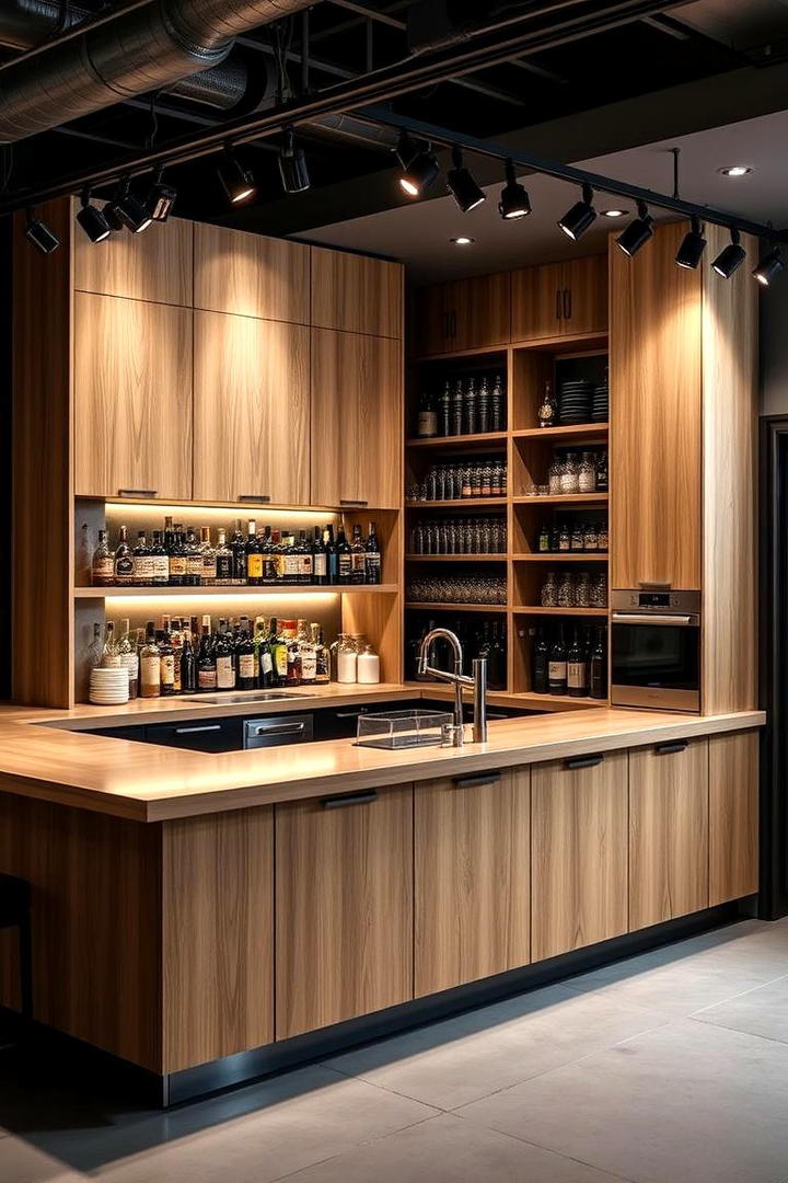 Customizable Modular Bar - 30 Kitchen Bar Ideas