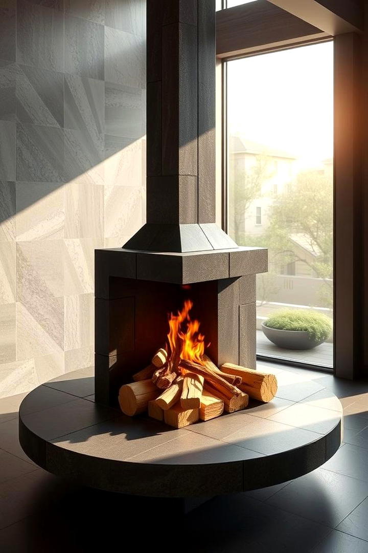 Customizable Modular Hearth Design - 30 Fireplace Hearth Ideas