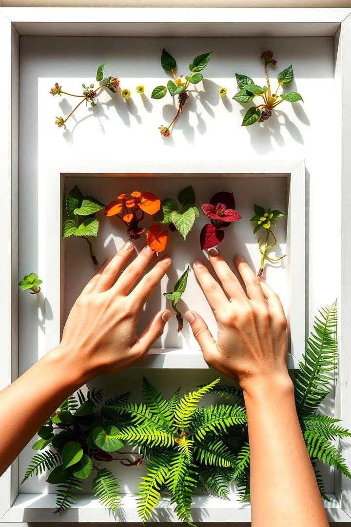 Customizable Plant Frame - 30 Indoor Plant Wall Ideas