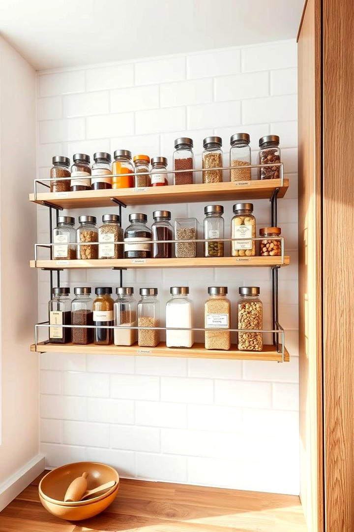 Customizable Spice Racks - 21 Kitchen Pantry Ideas