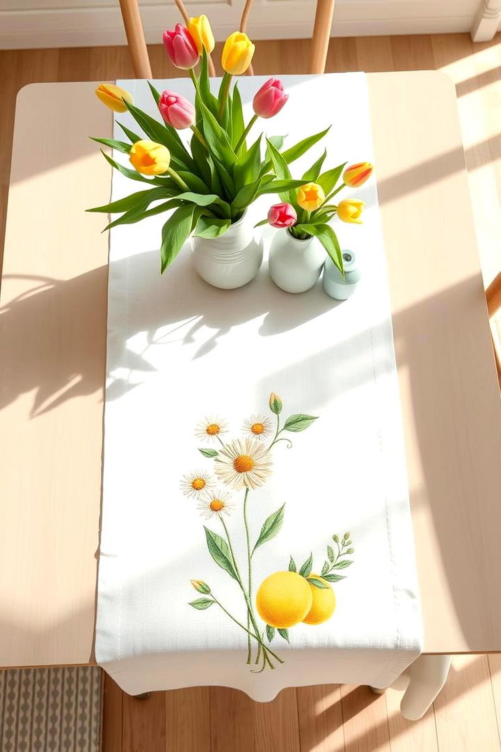 Customizable Table Runners - 21 Spring Decor Ideas