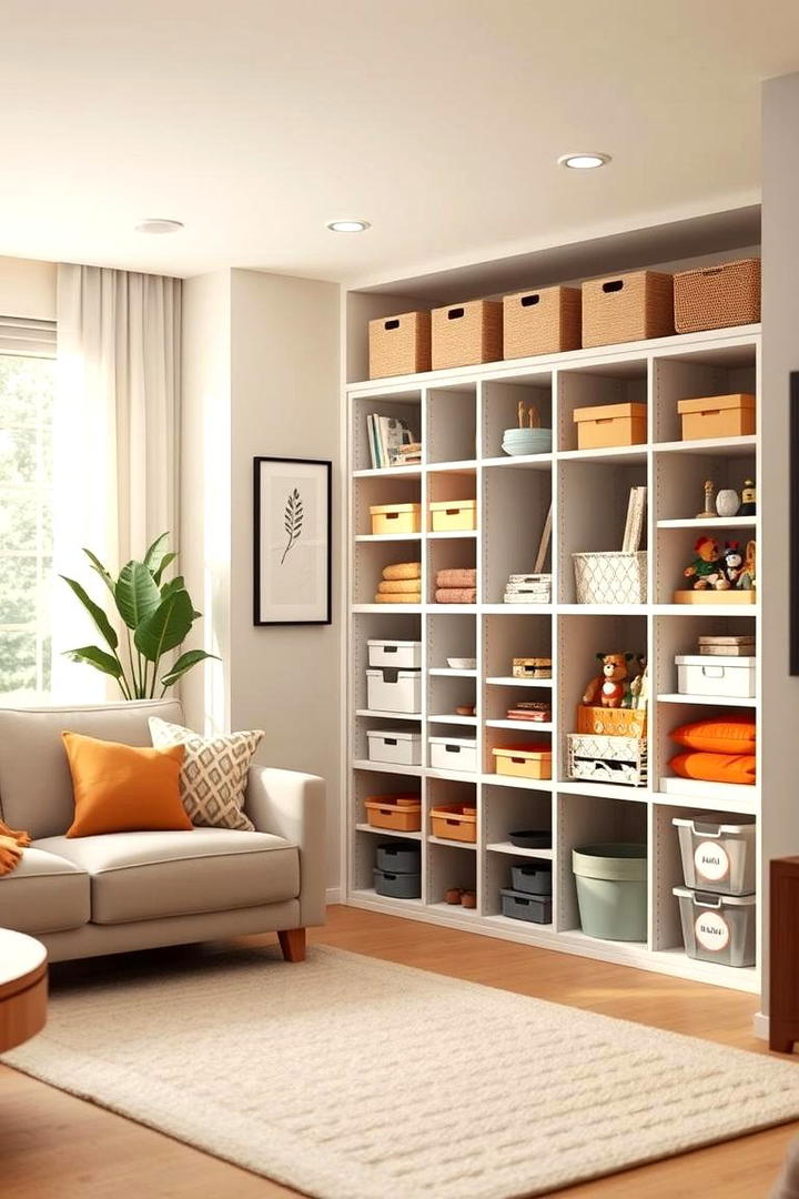 Customized Closet Solutions - 21 Living Room Toy Storage Ideas