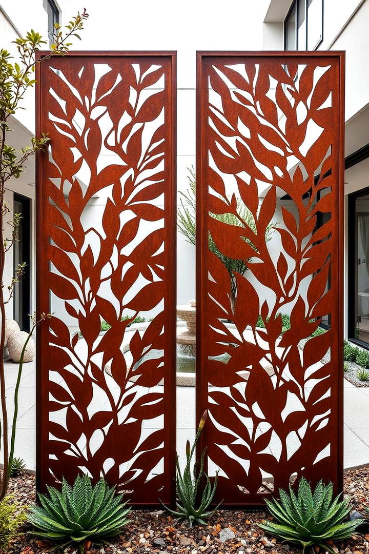 Customized Garden Screen Trellis - 21 Garden Trellis Ideas