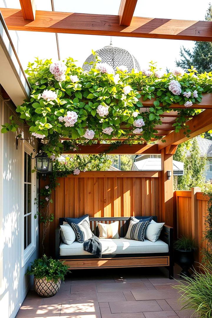 Customized Patio Pergola - 21 Small Patio Ideas