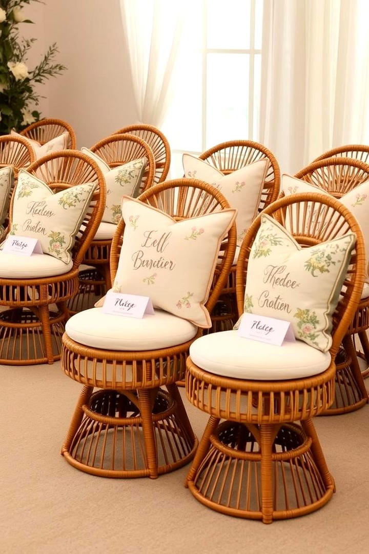 Customized Seating Arrangement - 21 Small Wedding Ideas