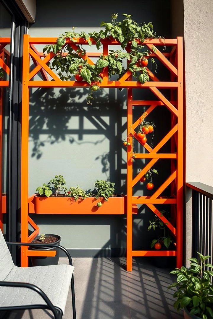 Customized Urban Trellis - 30 Tomato Trellis Ideas