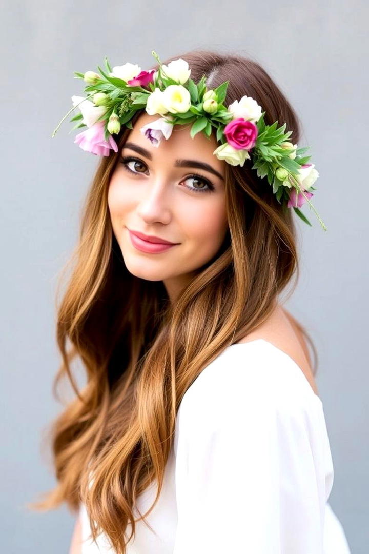 DIY Bohemian Flower Crowns - 21 boho wedding ideas