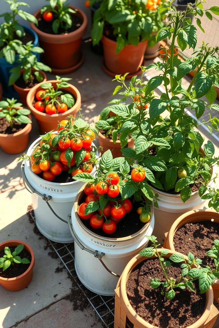 DIY Container Vegetable Garden - 30 Budget Small Garden Ideas