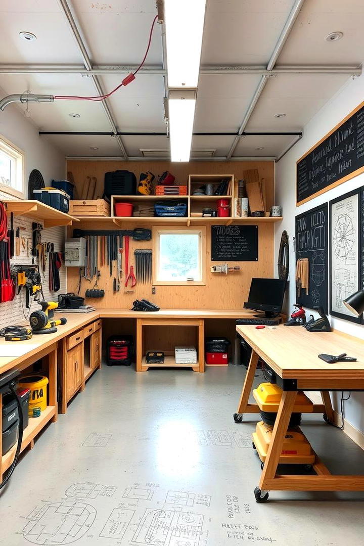 DIY Craft and Workshop Hub - 21 Man Cave Design Ideas