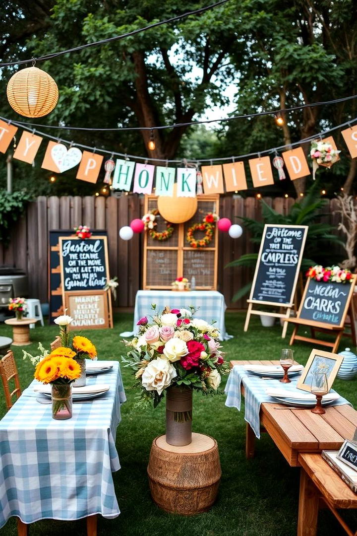 DIY Decor Extravaganza - 21 Backyard Wedding Ideas