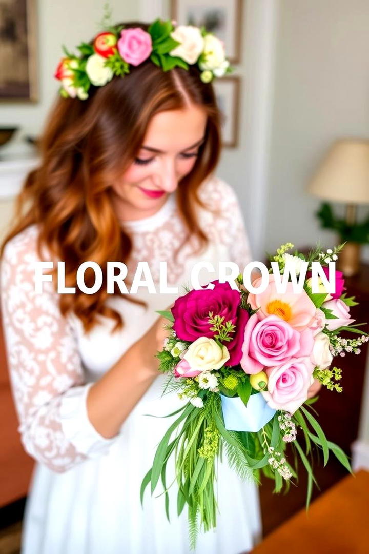 DIY Floral Crown Workshop - 21 Bridal Shower Ideas