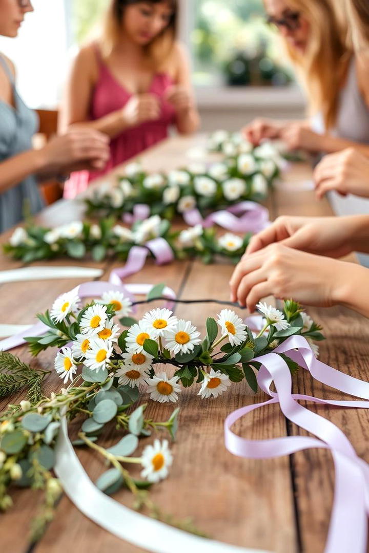 DIY Flower Crown Workshop - 21 Spring Wedding Ideas