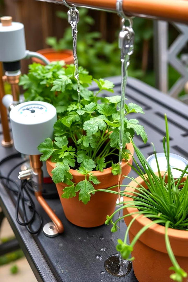 DIY Irrigation Herb System - 21 Herb Garden Ideas