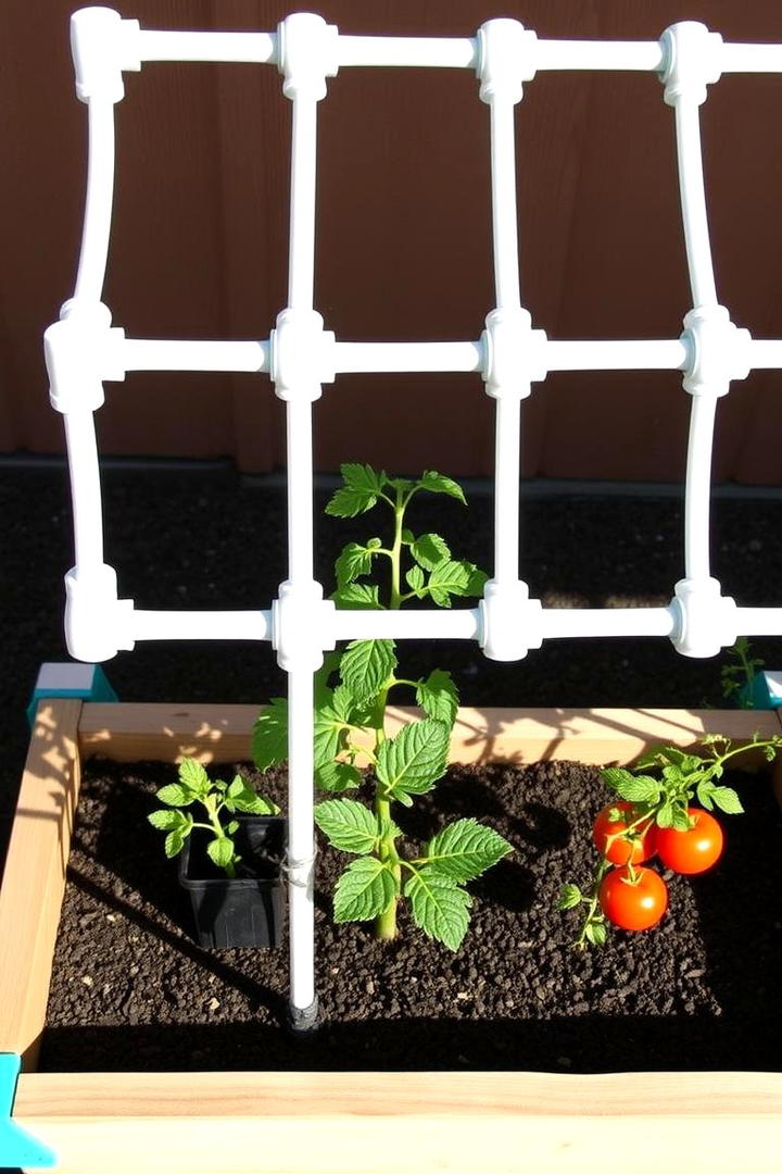 DIY PVC Pipe Trellis - 30 Tomato Trellis Ideas