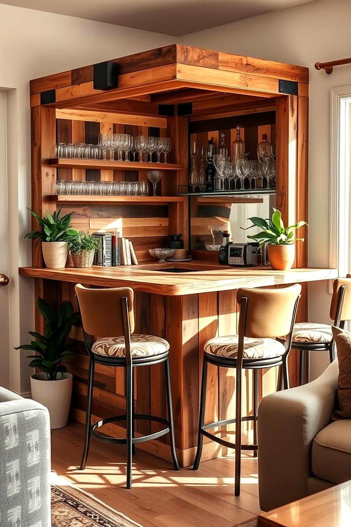 DIY Pallet Bar - 30 Home Bar Ideas On A Budget