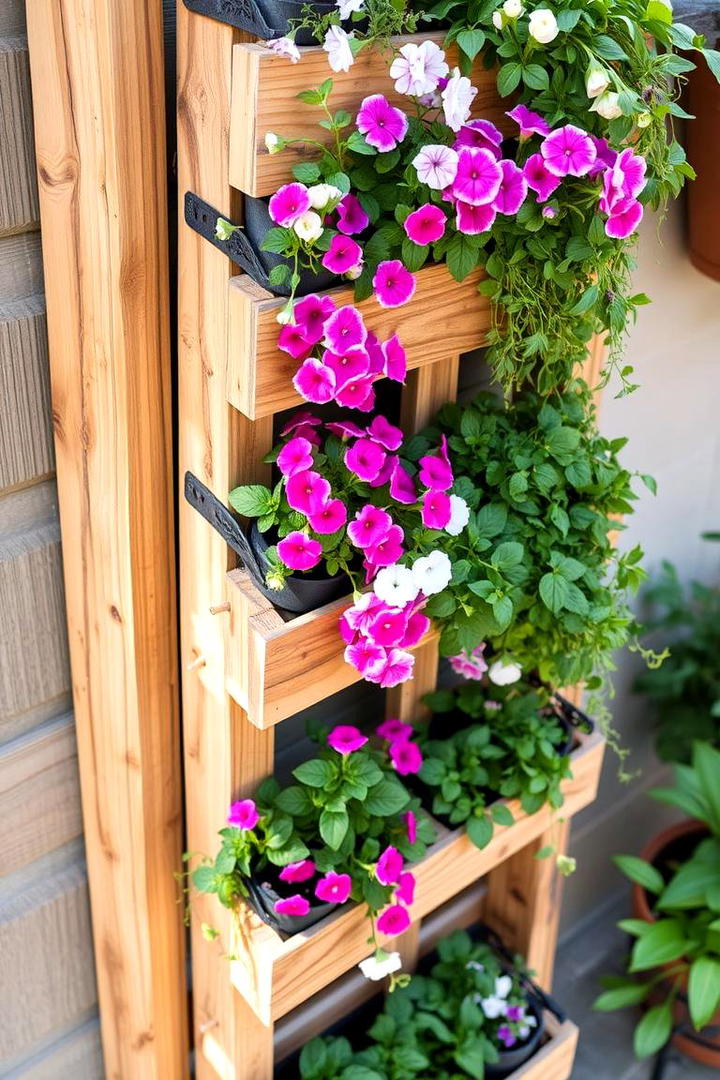 DIY Pallet Planters - 30 Garden Art Ideas