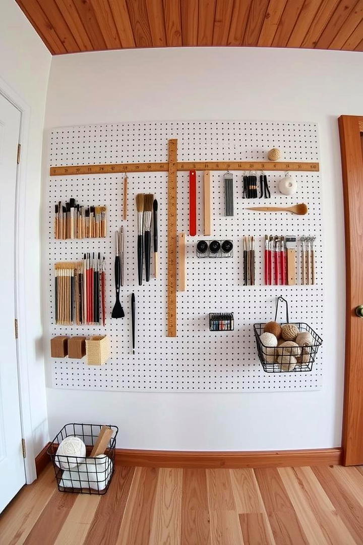 DIY Pegboard Systems - 30 Small Craft Room Ideas