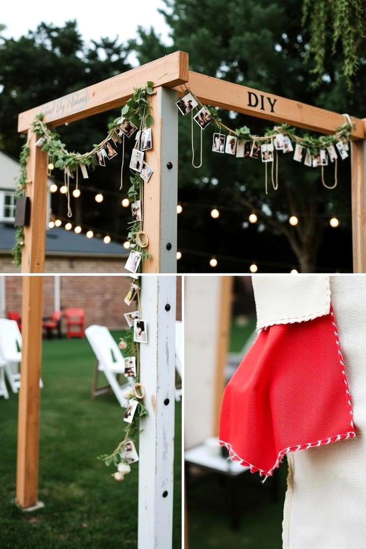 DIY Personalized Wedding Arch - 21 Wedding Arch Ideas