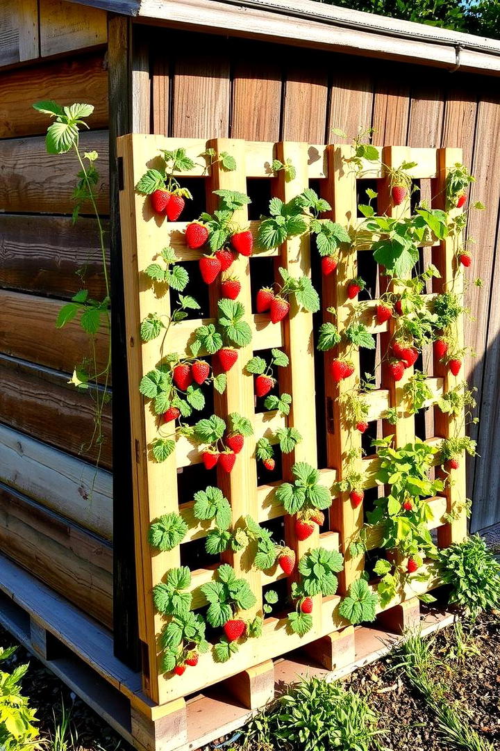 DIY Rustic Pallet Garden - 30 Rustic Patio Ideas