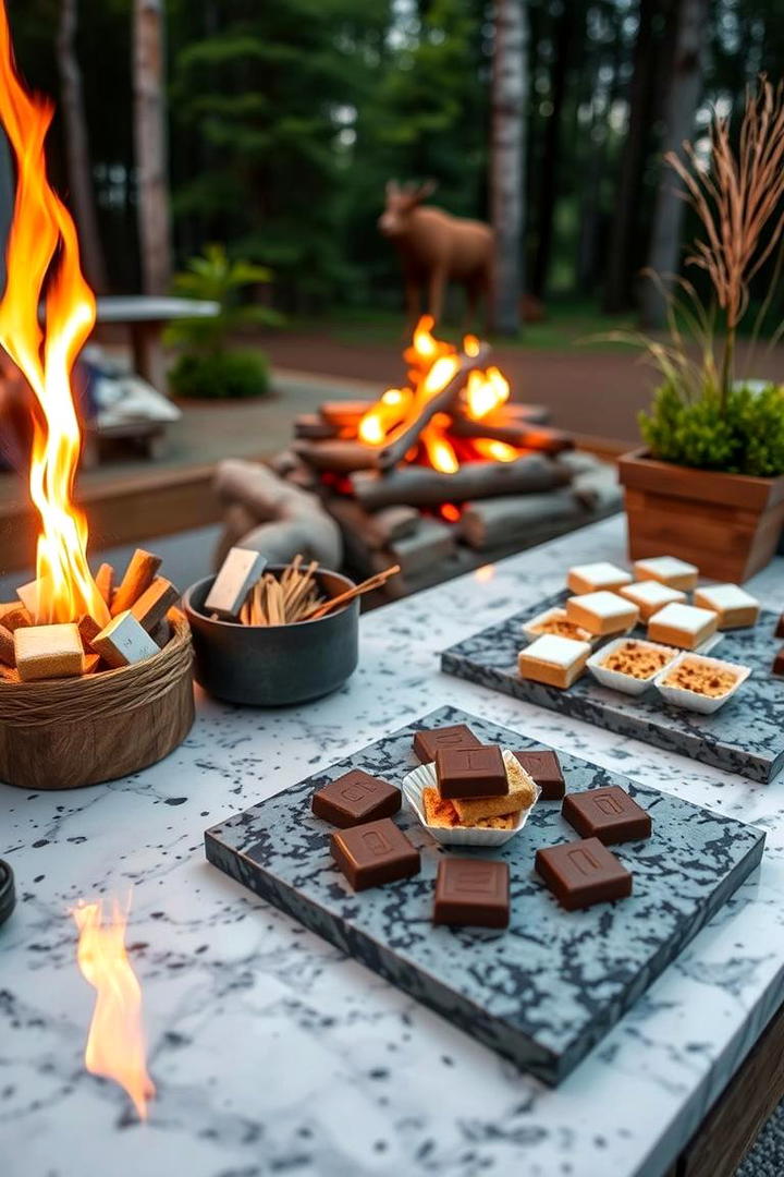 DIY Smores Station - 21 Wedding Dessert Ideas