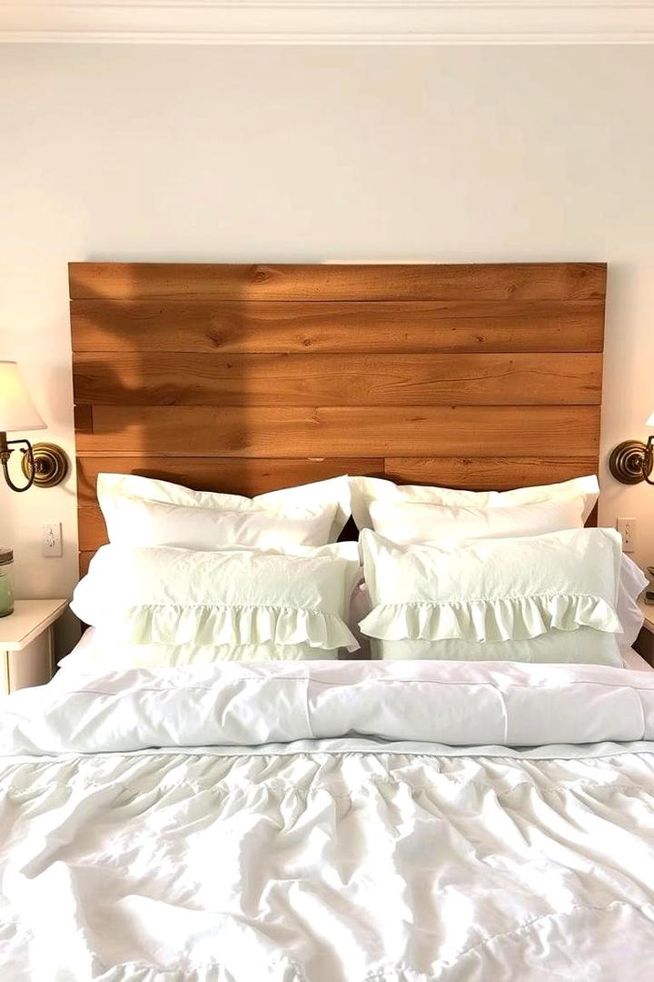 DIY Upcycled Headboard - 30 Shabby Chic Bedroom Ideas