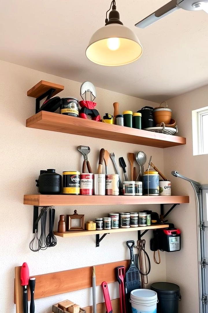 DIY Wooden Shelves - 30 Garage Shelving Ideas