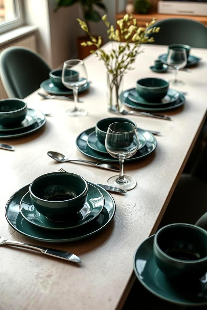 Dark Green Tableware Trends - 21 Dark Green Kitchen Ideas