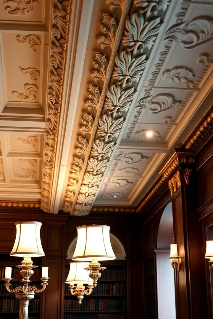 Decorative Carved Crown Molding - 21 Crown Molding Ideas